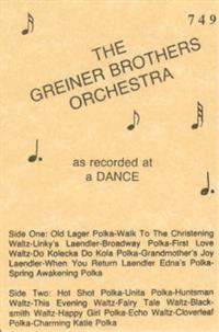 Greiner Bros Orchestra - Vol 3 Recorded At A Dance